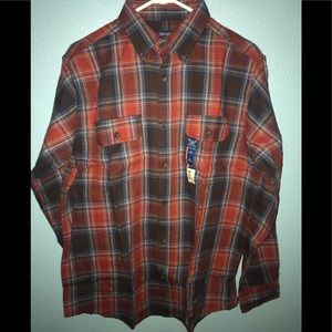 Faded Glory Men’s long sleeve button up shirt